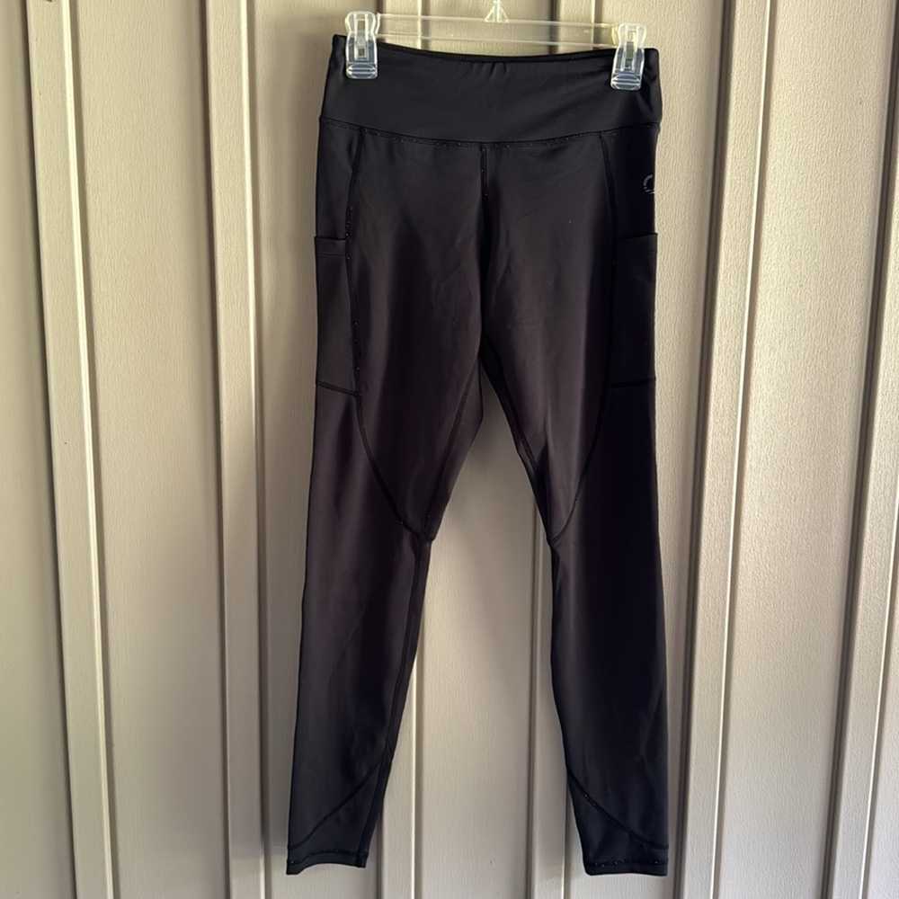 Curves n’ Combat Boots Black Leggings size Medium